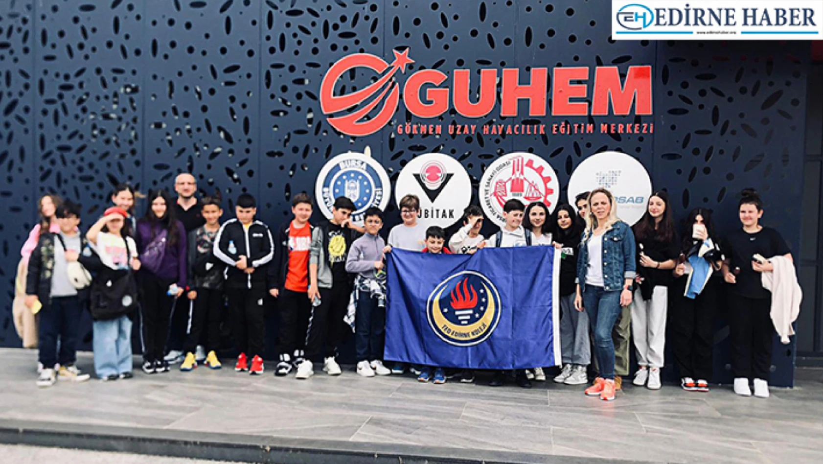 TED Edirne Koleji Ortaokul öğrencilerinden GUHEM'e ziyaret