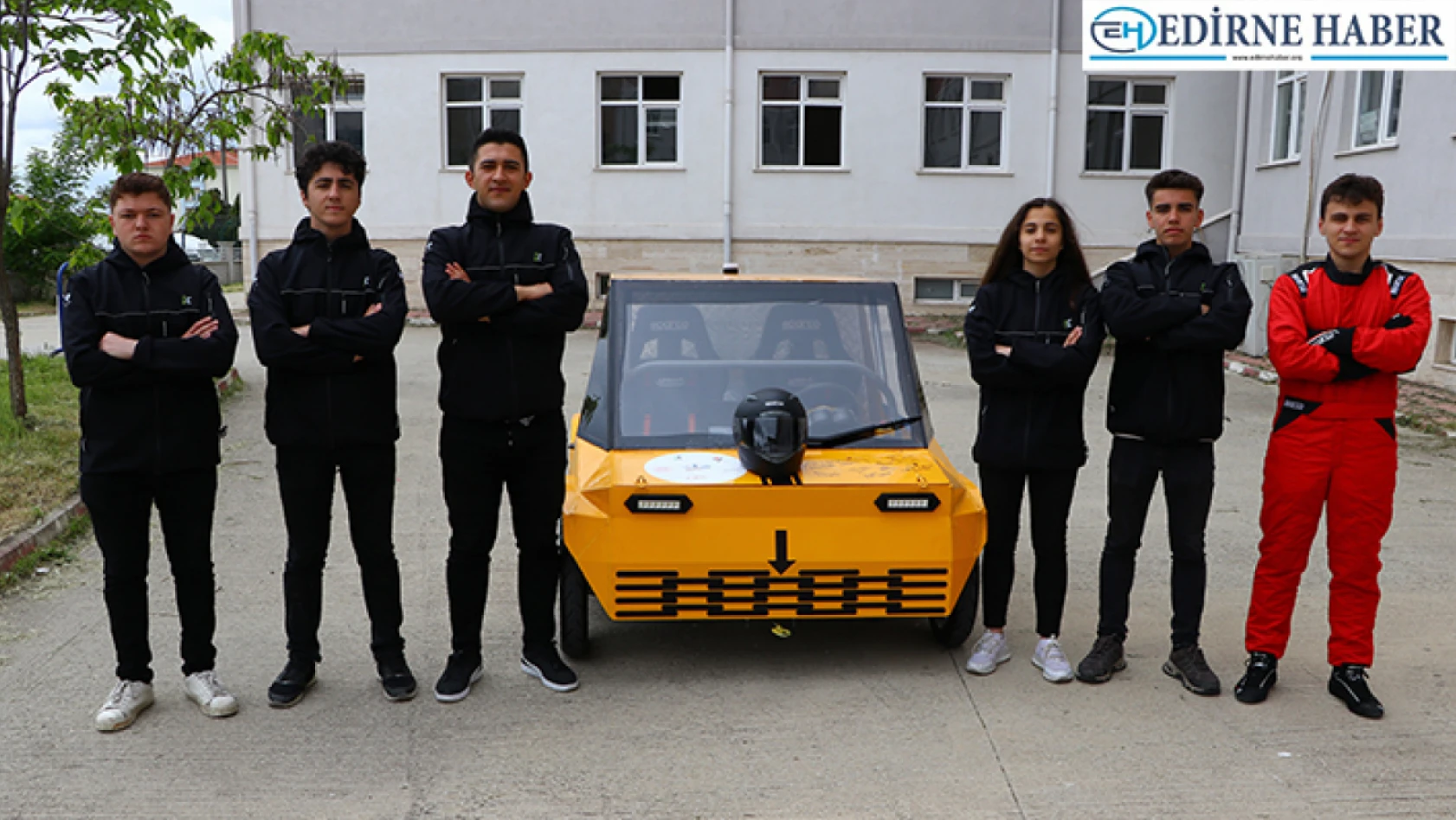 Tekirdağ'da meslek lisesiler TEKNOFEST'te birinci oldukları elektrikli aracı geliştirmek istiyor