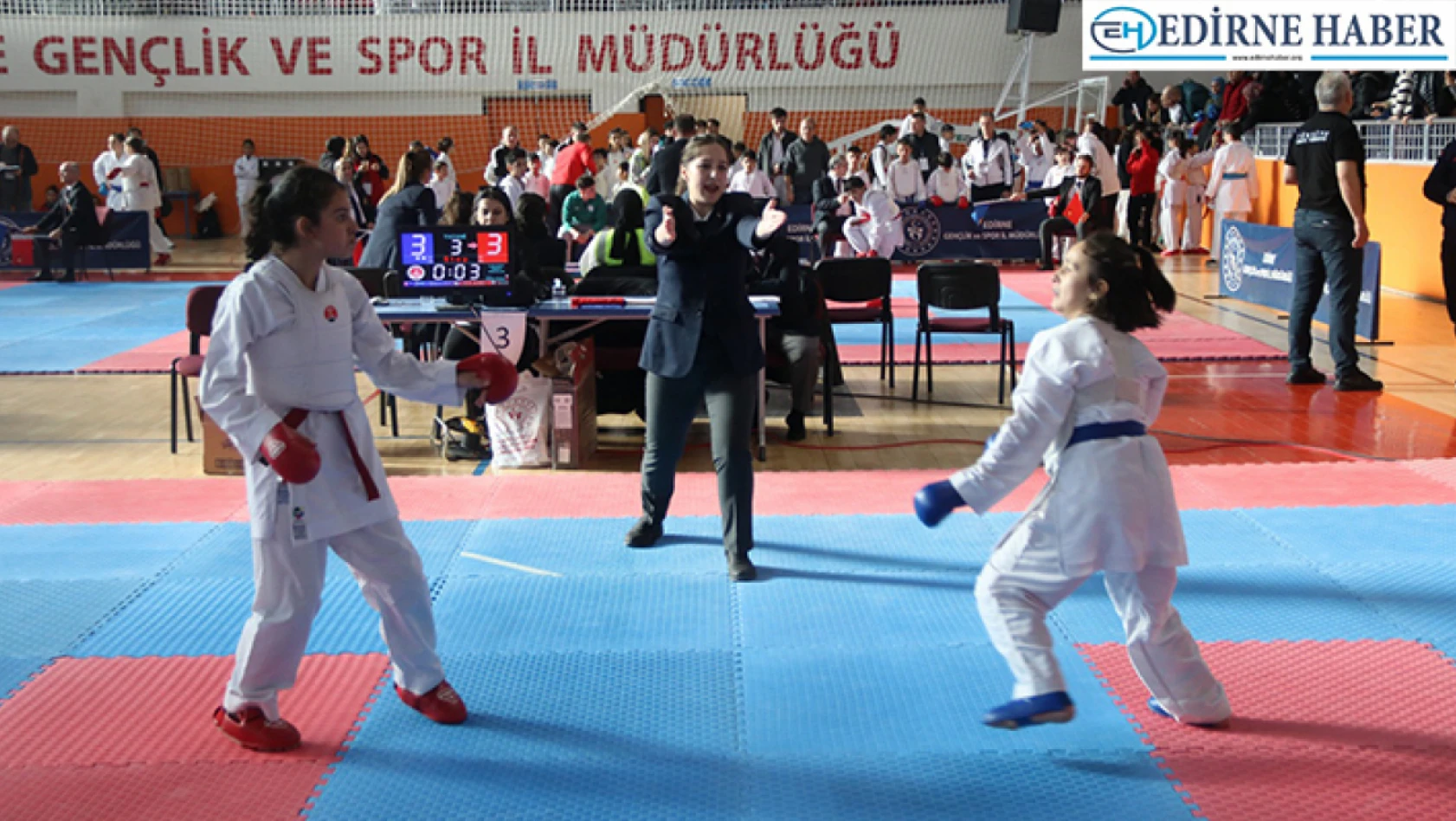 Trakya Karate Ligi'nin 3. etap müsabakaları Edirne'de gerçekleştirildi