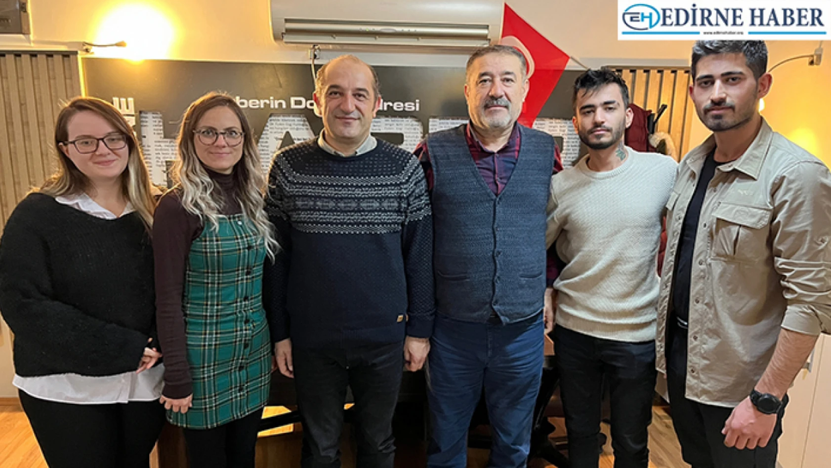 Türkiye Emekli Astsubaylar Derneği'nden Edirne Haber Gazetesi'ne ziyaret