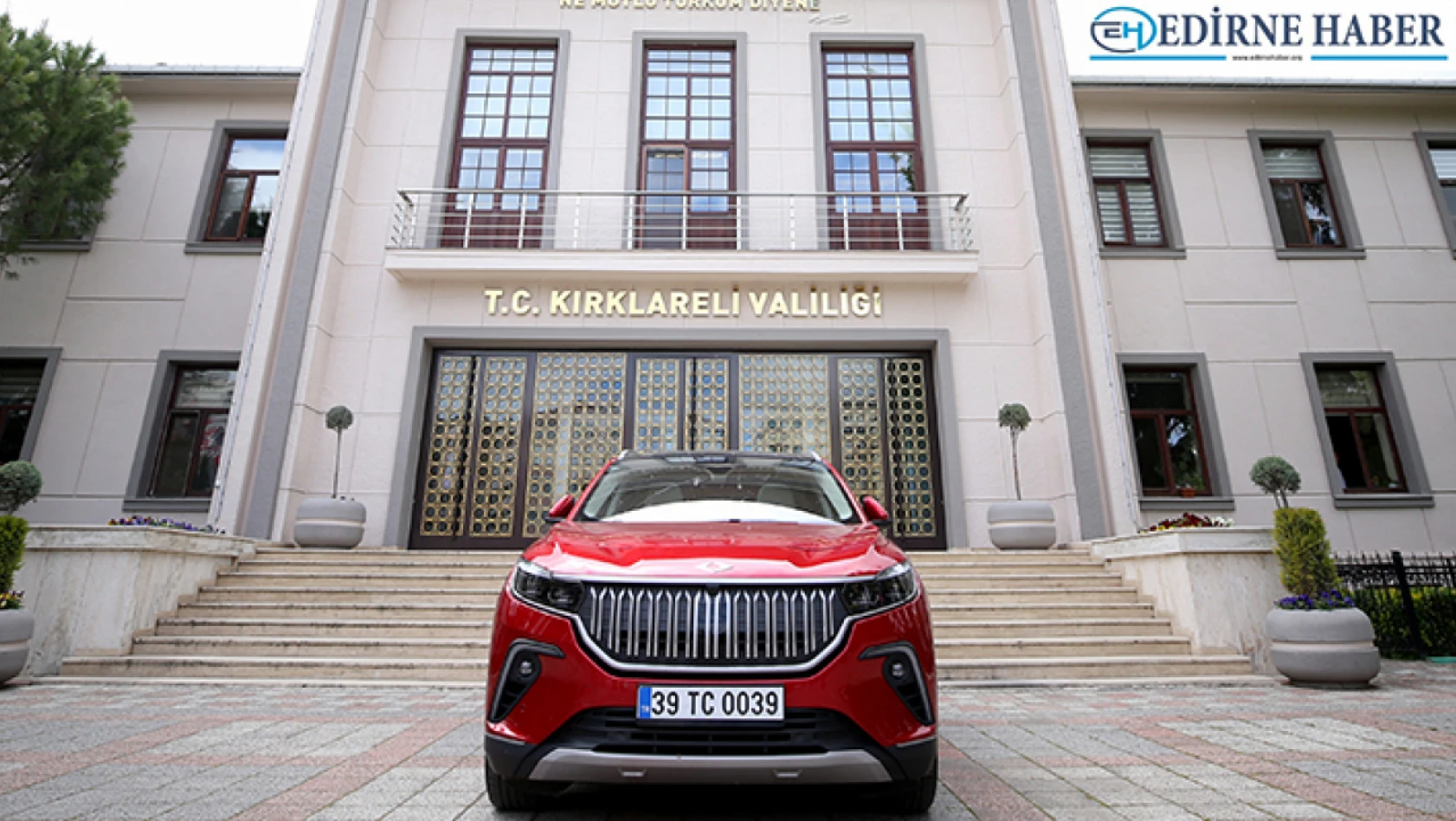 Türkiye'nin yerli otomobili Togg, Kırklareli'nde tanıtıldı