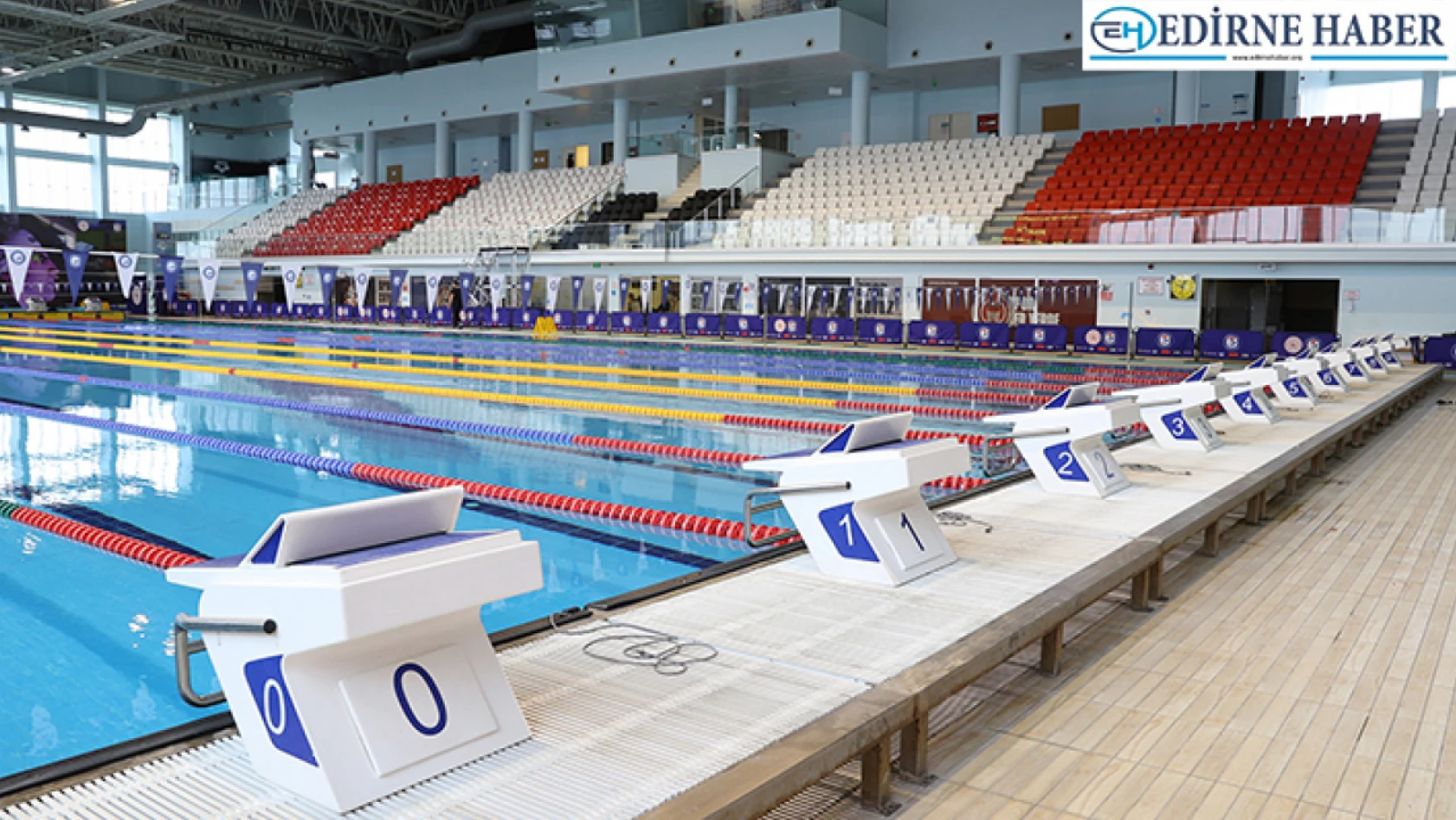 Uluslararası 4. Edirne Kupası yüzme müsabakaları yarın başlayacak
