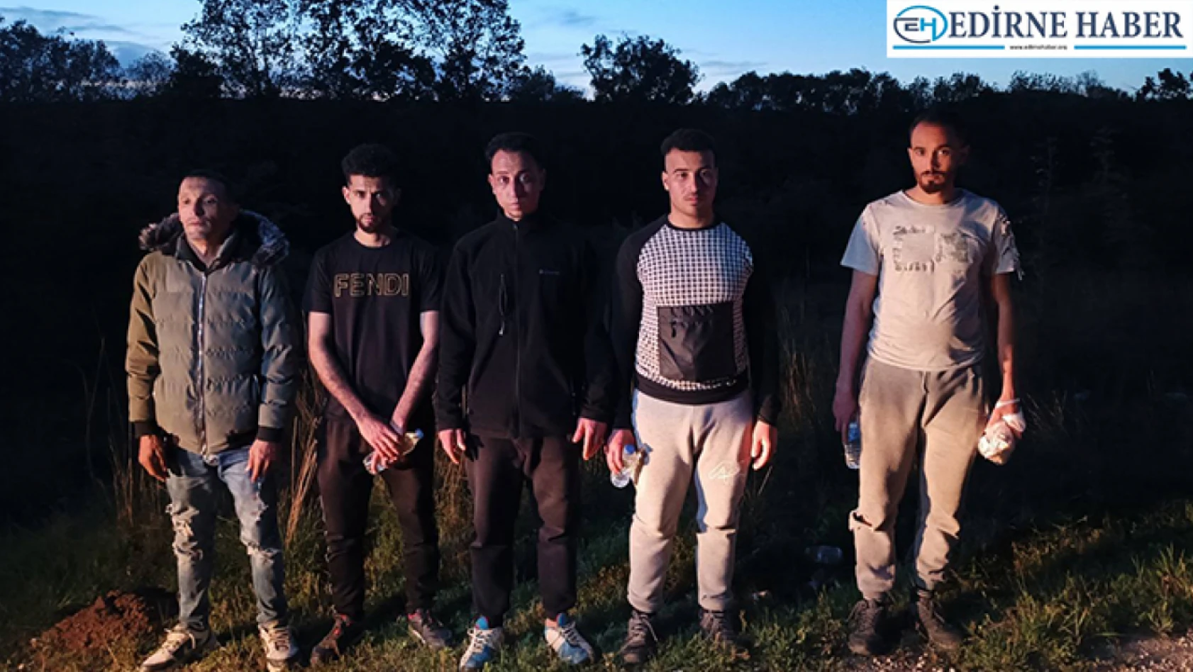 Yabancı uyruklu 5 düzensiz göçmen yakalandı