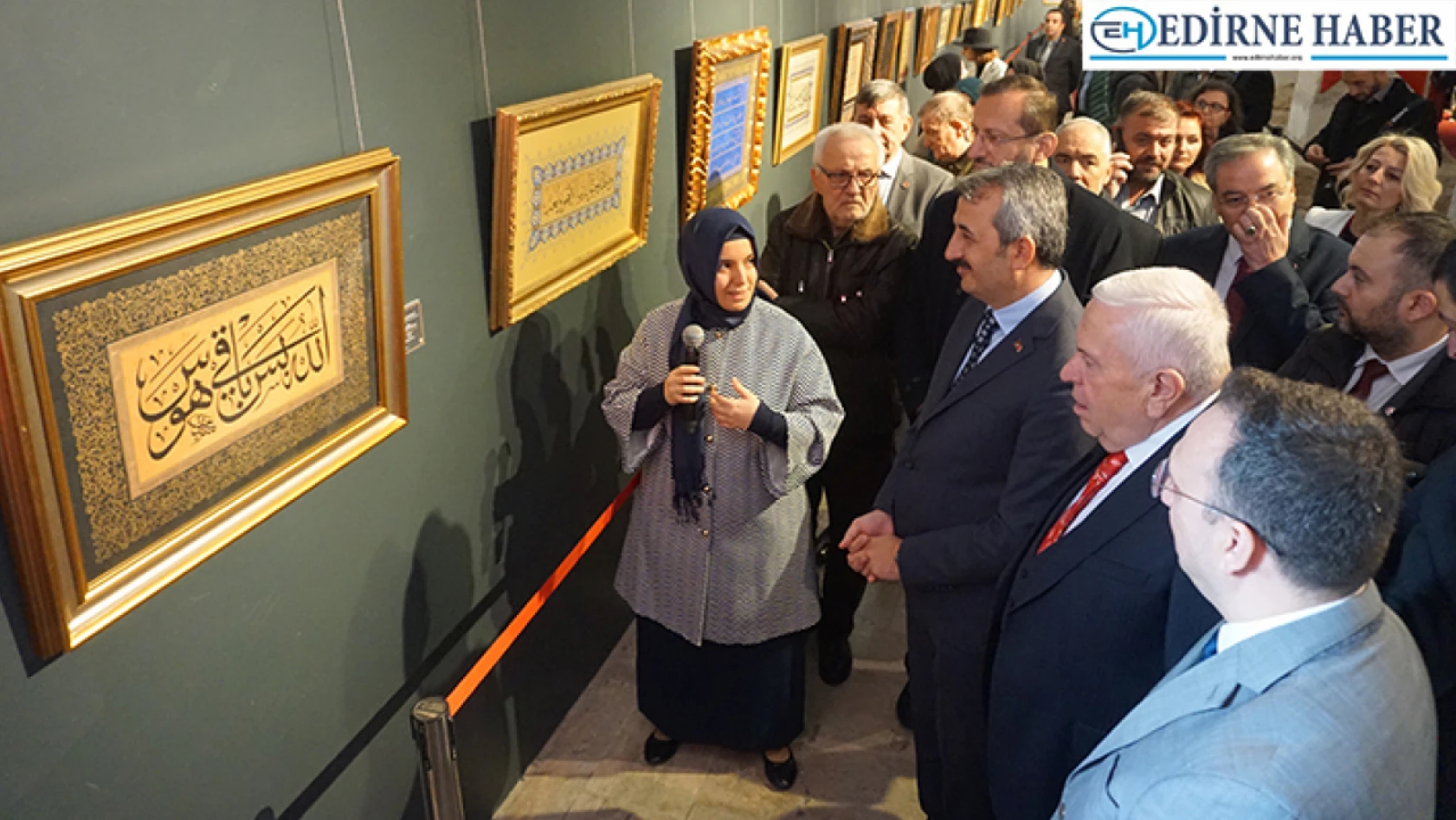 Yıldız Holding'in 'Konuşan Yazılar' sergisi Edirne'de ziyarete açıldı