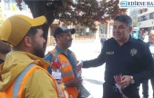 Emniyet Müdürü'nden işçilere anlamlı jest