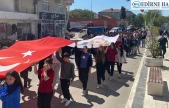 Gençlik yürüyüşü coşkuyla gerçekleştirildi