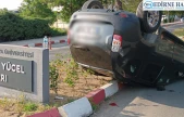 İki aracın çarpıştığı kazada 2 kişi yaralandı