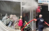 İş yerinde çıkan yangın korkuttu