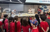 Minik öğrencilerden üretimin kalbine yolculuk