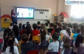 Minik öğrencilere su tasarrufu eğitimi verildi