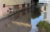 Sokak foseptik atıkla doldu