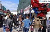 Tatil cadde ve sokakları doldurdu