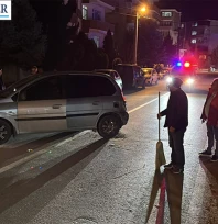 Atatürk Mahallesi'nde maddi hasarlı kaza yaralanan yok