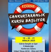 Cankurtaranlık kursu başlıyor