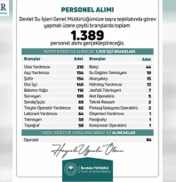 DSİ yeni personel alacak