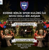 Edirne Birlik Spor'dan dayanışma gecesi daveti