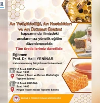 Edirne'de arıcılara yönelik kapsamlı eğitim programı