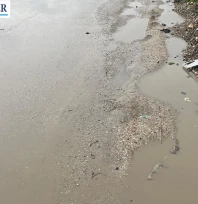 Edirne'de yağmur sonrası yollar göle döndü