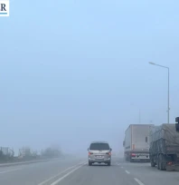 Edirne'de yoğun sis