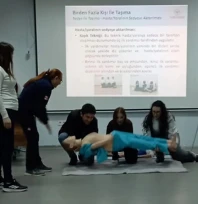 Genç öğretmen adaylarından ilkyardım seferberliği