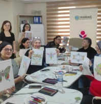 Kadın Danışma Merkezinde düzenlenen atölyelerde eğitim verildi