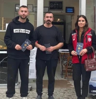 'Kadına Şiddete Hayır' Mesajı Esnafın Masalarına Taşındı