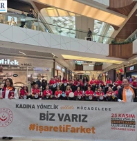 Kadına şiddetle mücadele için ortak buluşma