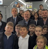 Kaymakam Köken'den gezici kütüphaneye ziyaret