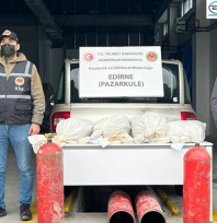LPG tankında uyuşturucu tuzağı bozuldu