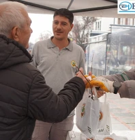 Orman İşletmeden vatandaşlara ıhlamur fidanı hediyesi