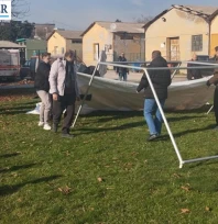 Personellere sahada afet eğitimi