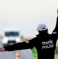 Polis ekiplerinden kış lastiği denetimi