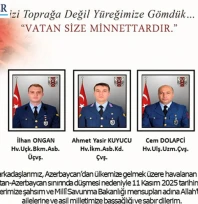 Şehit olan askerlerimizin isimleri