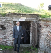 Tarihi Kıyık Tabya'da restorasyon çalışmaları başladı