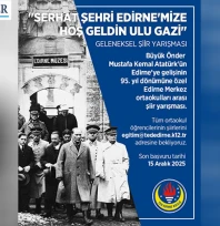 TED Edirne Koleji Atatürk coşkusunu şiirlerle yaşatacak