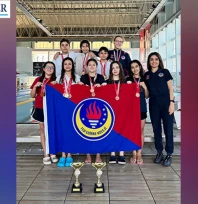 TED'li Yüzücüler Edirne'de kürsüye ambargo koydu