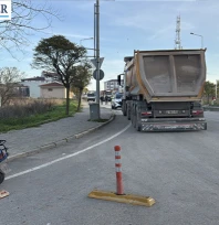 Tırla motosiklet çarpıştı, 1 kişi yaralandı