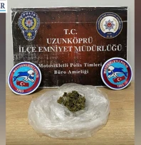 Uyuşturucuyla yakalandı