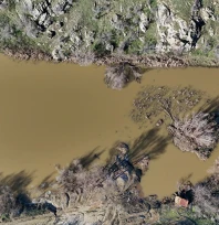 Yağışlar kuruyan dereye can suyu oldu