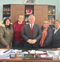 Yaptıkları çalışmalar hakkında Başkan Kerman'a bilgi verdiler