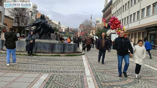 Yarıyıl tatili çarşıya hareketlilik kattı