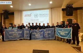 AFAD Edirne Ekibi, INSARAG sınavından başarıyla geçti