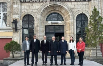 Alireisoğlu, Edirne Mesleki ve Teknik Anadolu Lisesini ziyaret etti