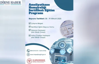 Ameliyathane hemşireliği eğitimi için başvurular başladı