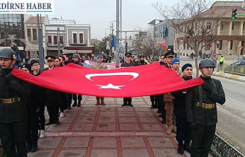 Atatürk'ün Edirne'ye gelişinin 95. yıldönümü coşkuyla kutlandı