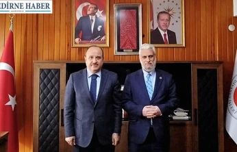 Bulgaristan Başmüftüsü Aliş'ten Edirne Müftülüğüne ziyaret