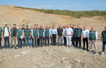 Çömlekköy Barajı'nda tarihi adım