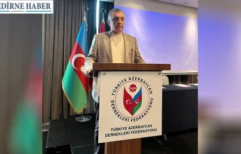 Edirne'de 8 Kasım Azerbaycan Zafer Günü Gururla Kutlandı