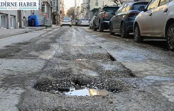 Edirne'de bozuk yollar tartışması büyüyor