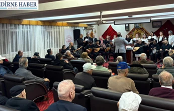 Edirne Huzurevi'nde türkülerle geçmişe yolculuk